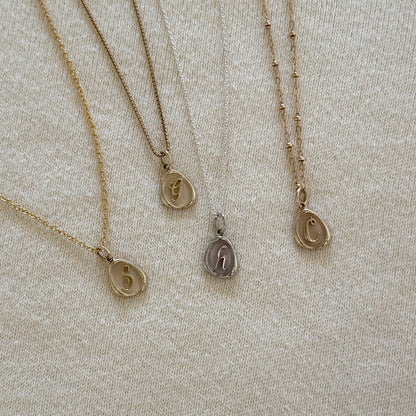 14k Gold Wax Seal Charm