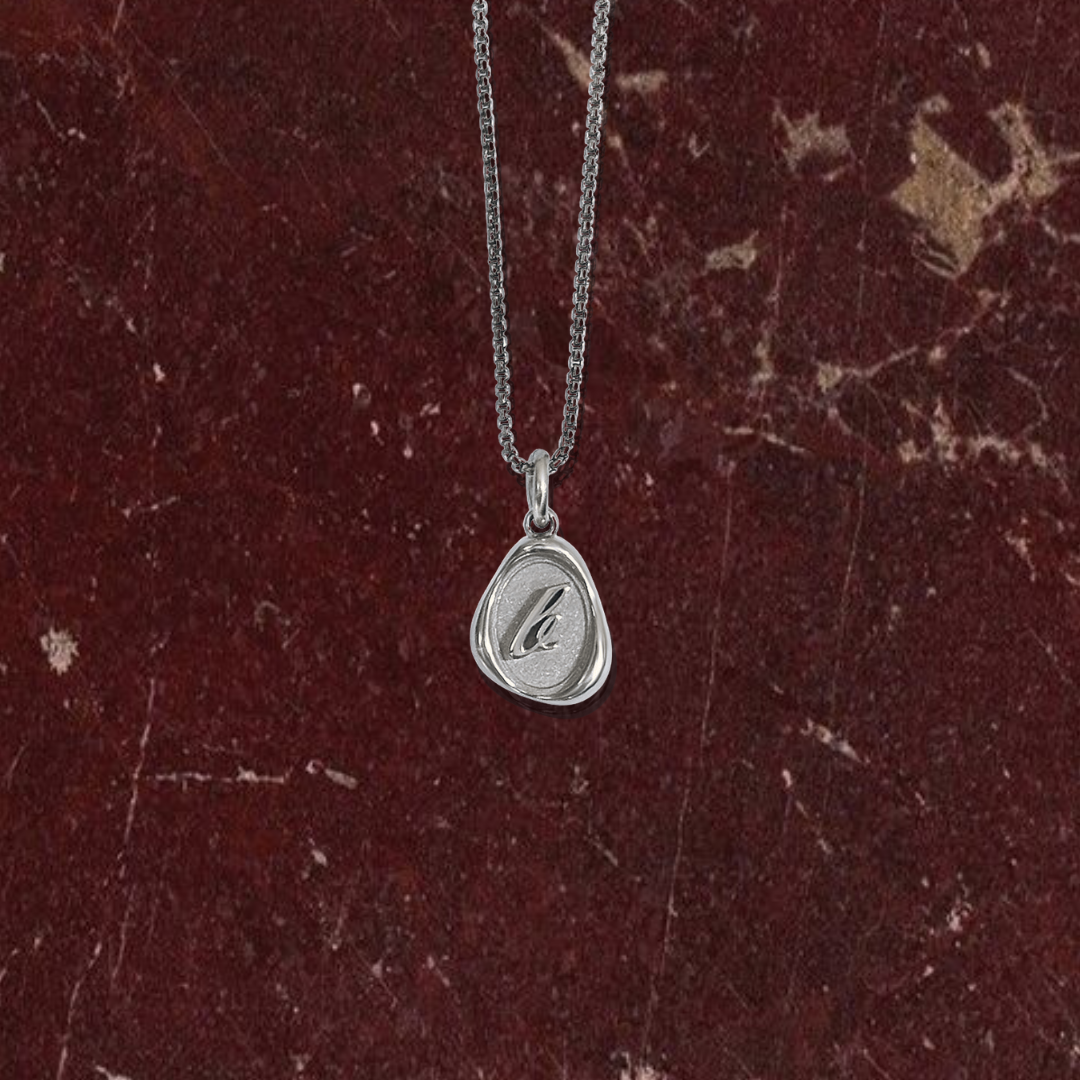 Sterling Silver Wax Seal Charm