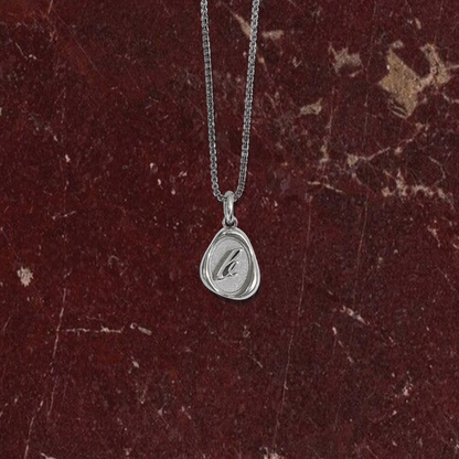 Sterling Silver Wax Seal Charm