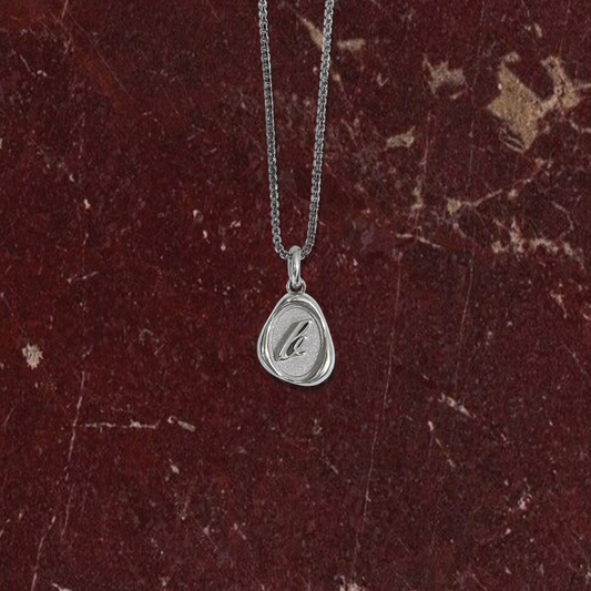 Sterling Silver Wax Seal Charm